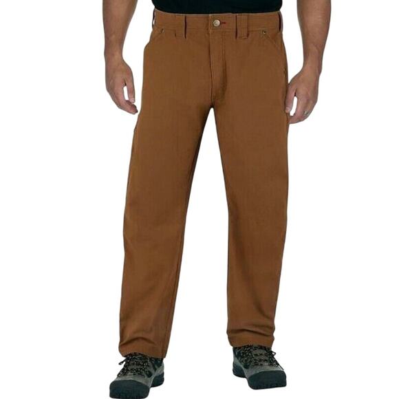 Coleman Fleece Lined Stretch Carpenter Pants Size 34W x 30L New w/ Tag MSRP $85 - Picture 1 of 10